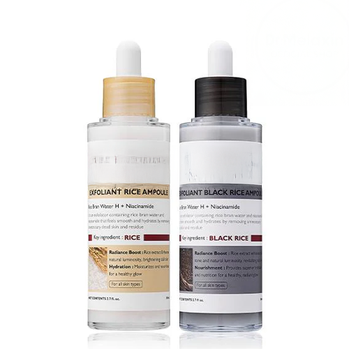 Soft Peel Ampoule Pair Dm's – White & Black Duo for Brighter, Cleaner Skin
